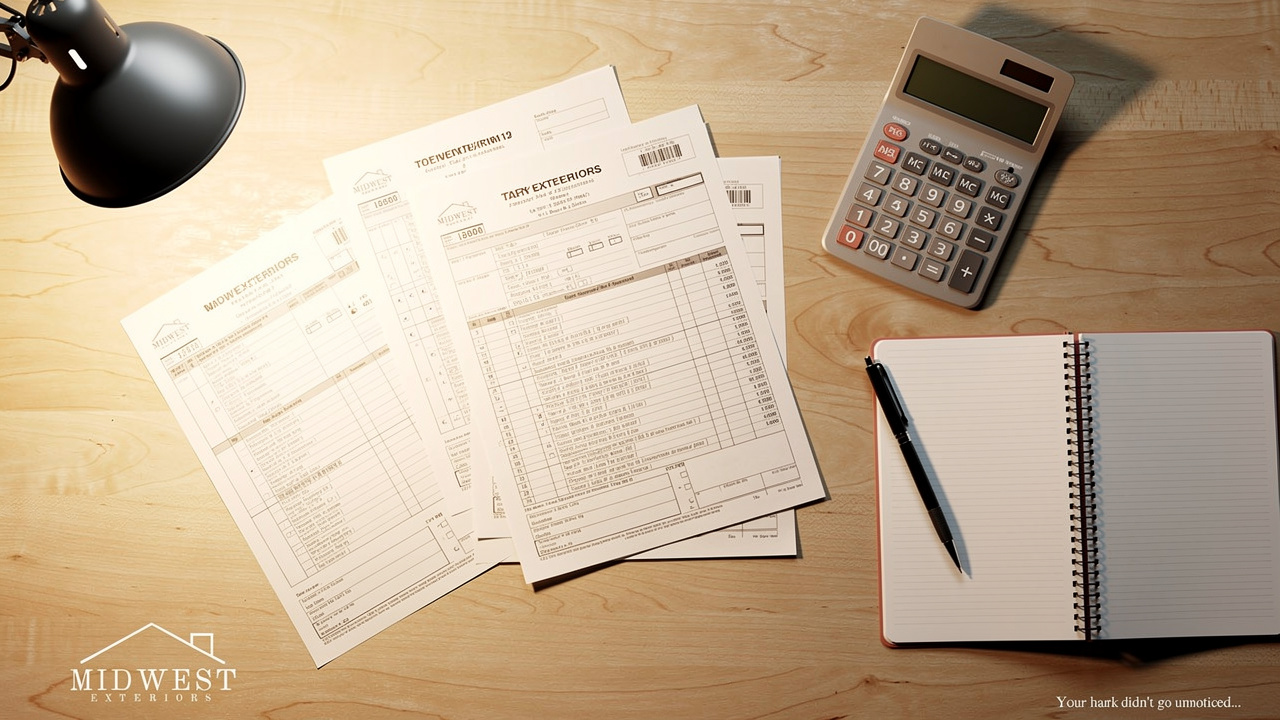 Tax documentation and filing materials for energy credit claims