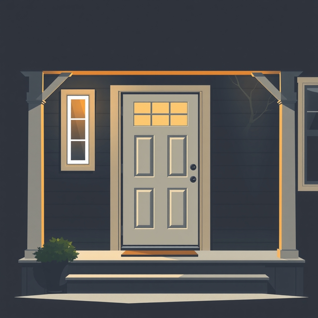 Illustration: How to Replace an Exterior Door Threshold in Northern Michigan